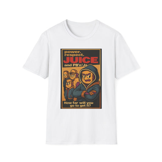 Tupacs Juice Movie  PB&J Unisex T-Shirt, Funny Graphic Tee, Unique Statement Shirt, Gift for Food Lovers, Creative Casual Wear