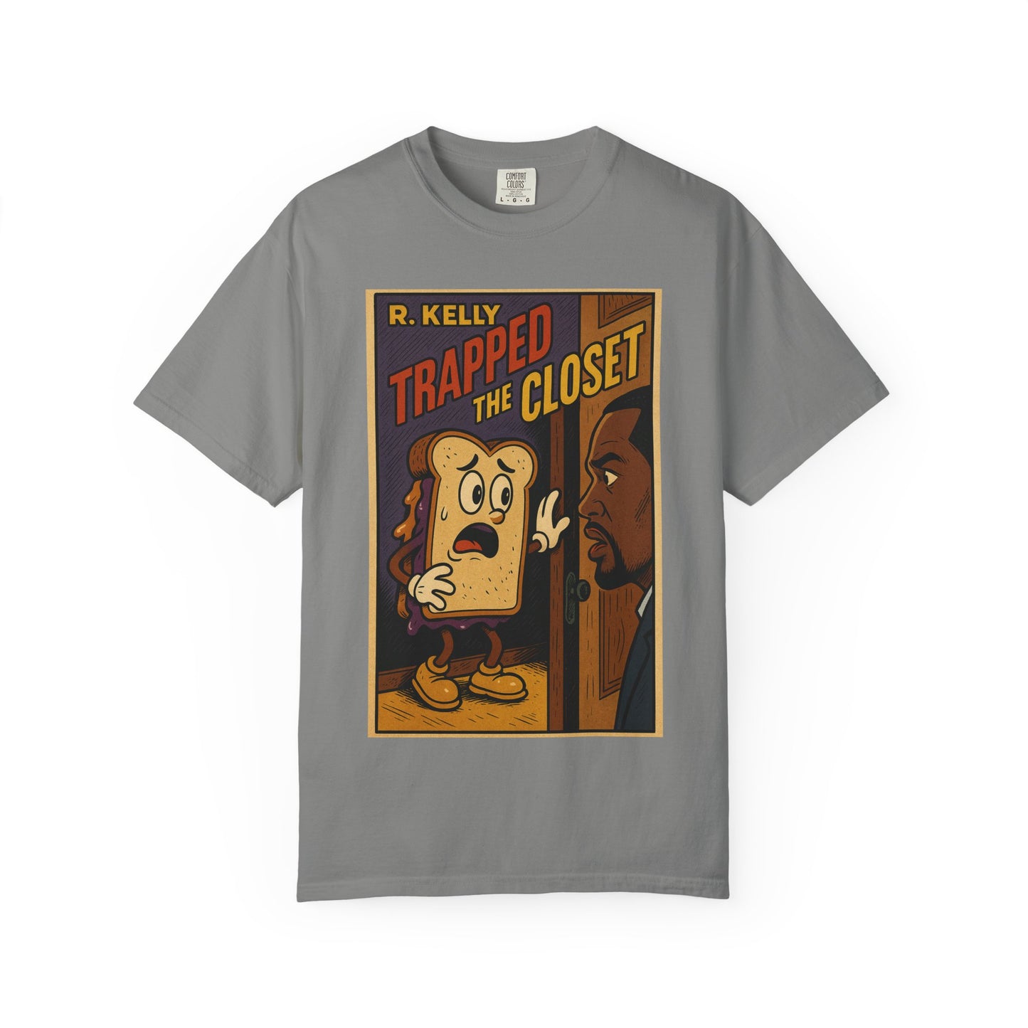 Trapped in The Closet  T-Shirt, Fun Unisex Tee for Music Lovers, Quirky Gift for Birthdays, Casual Wear, Retro Vibe