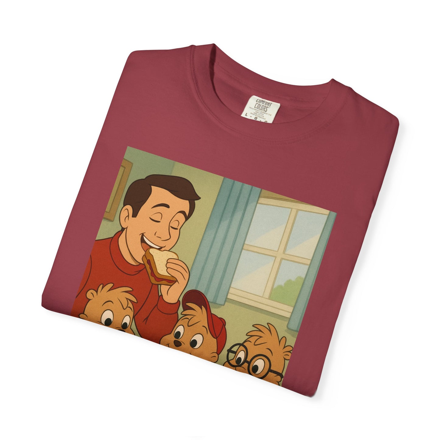 Playful Chipmunks Graphic Tee for Families, Cute Cartoon T-shirt, Kids Gift, Fun Retro Design, Unisex Casual Wear, Everyday Essentials