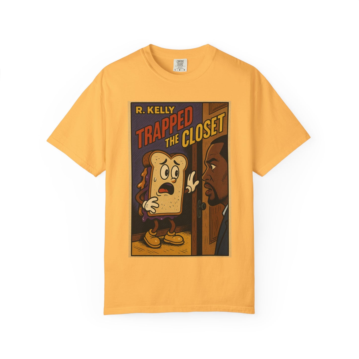 Trapped in The Closet  T-Shirt, Fun Unisex Tee for Music Lovers, Quirky Gift for Birthdays, Casual Wear, Retro Vibe