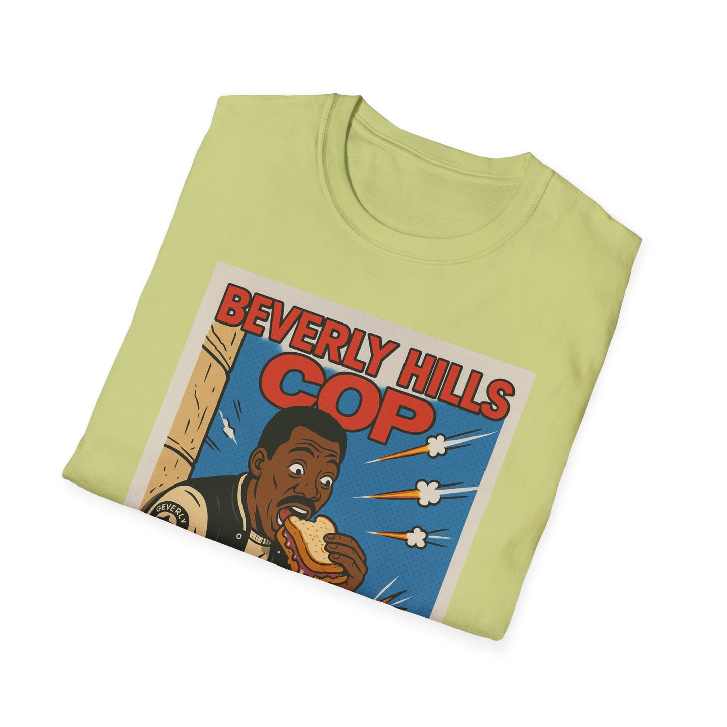 Retro Graphic T-Shirt - Beverly Hills Cop Design, Cool Gift, Vintage Style Tee, Movie Merchandise, Fun Casual Wear