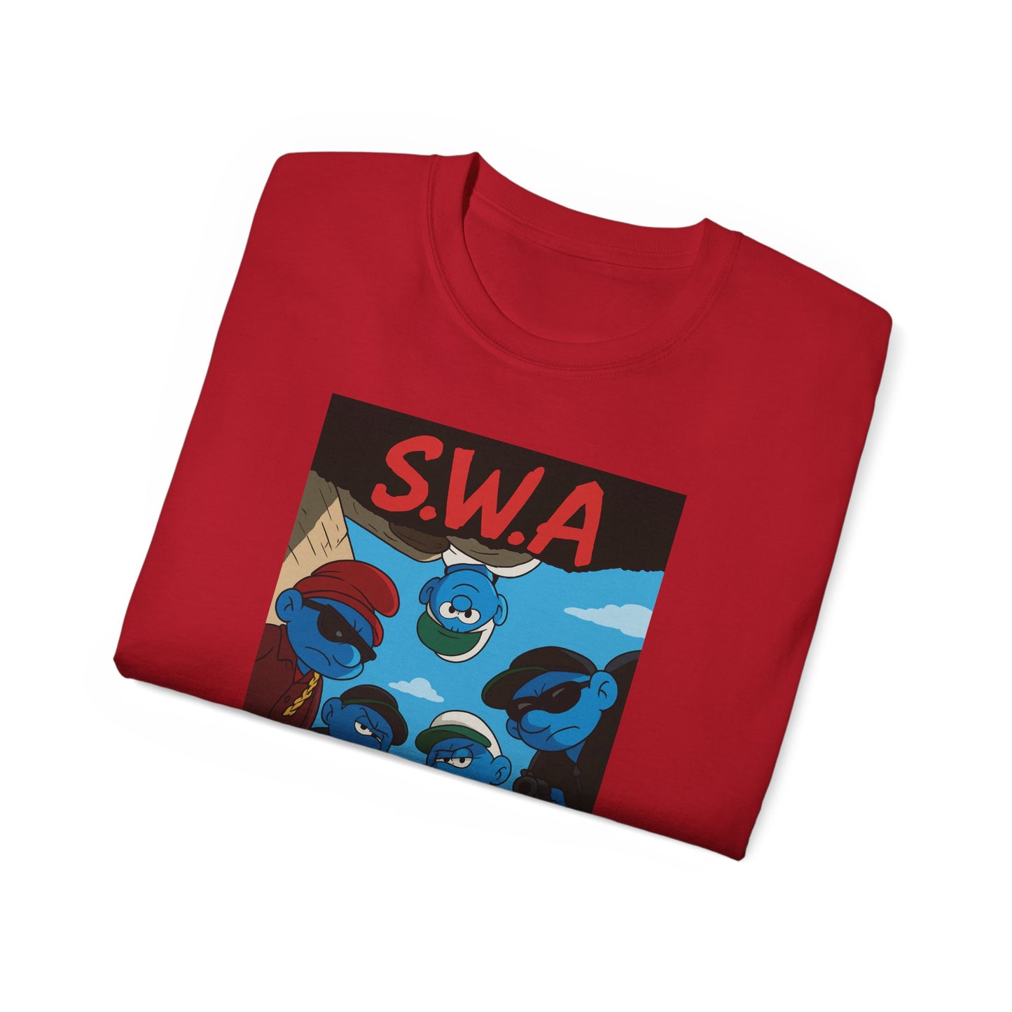 Smurfs With Attitude Unisex Graphic Tee