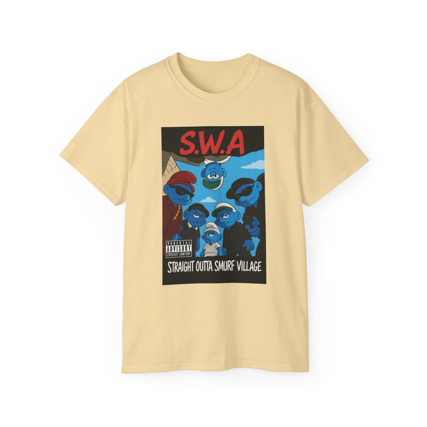 Smurfs With Attitude Unisex Graphic Tee
