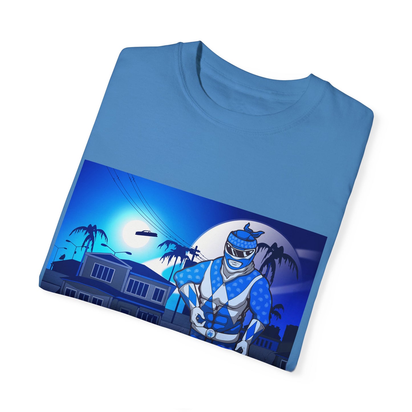 Blue  Ranger Long Beach Vibes Unisex T-Shirt - Perfect for Summer Adventures