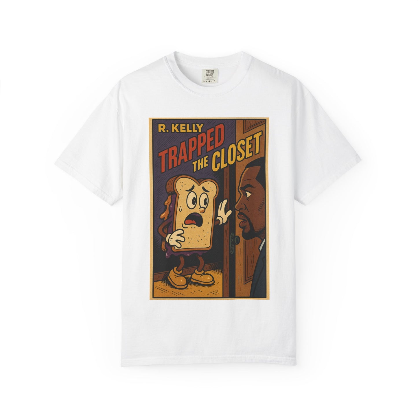 Trapped in The Closet  T-Shirt, Fun Unisex Tee for Music Lovers, Quirky Gift for Birthdays, Casual Wear, Retro Vibe