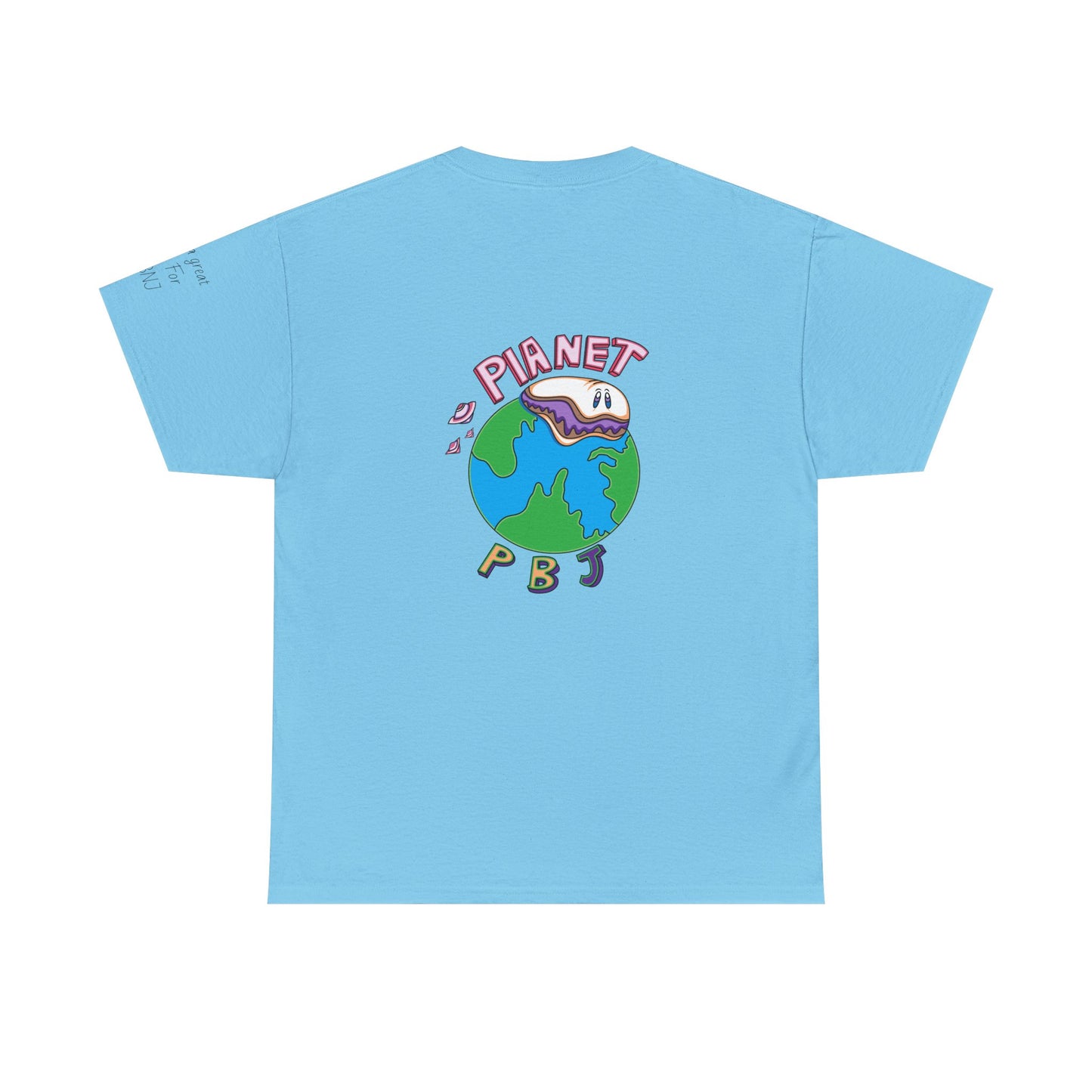 Funny Homer Simpson  Heavy Cotton Tee - 'Planet PBJ' with Cartoon Design