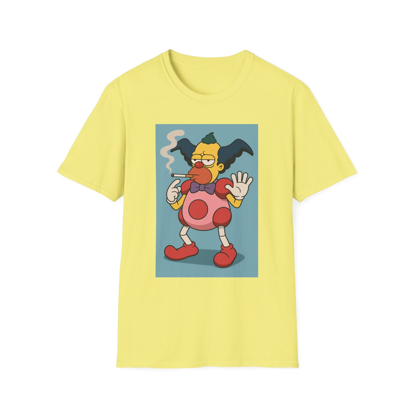 Crusty the Clown Mr Mime Funny Graphic T-Shirt for Food Lovers, Unisex Tee, Quirky Gift for Birthdays, Summer Vibes, Comic Style Design