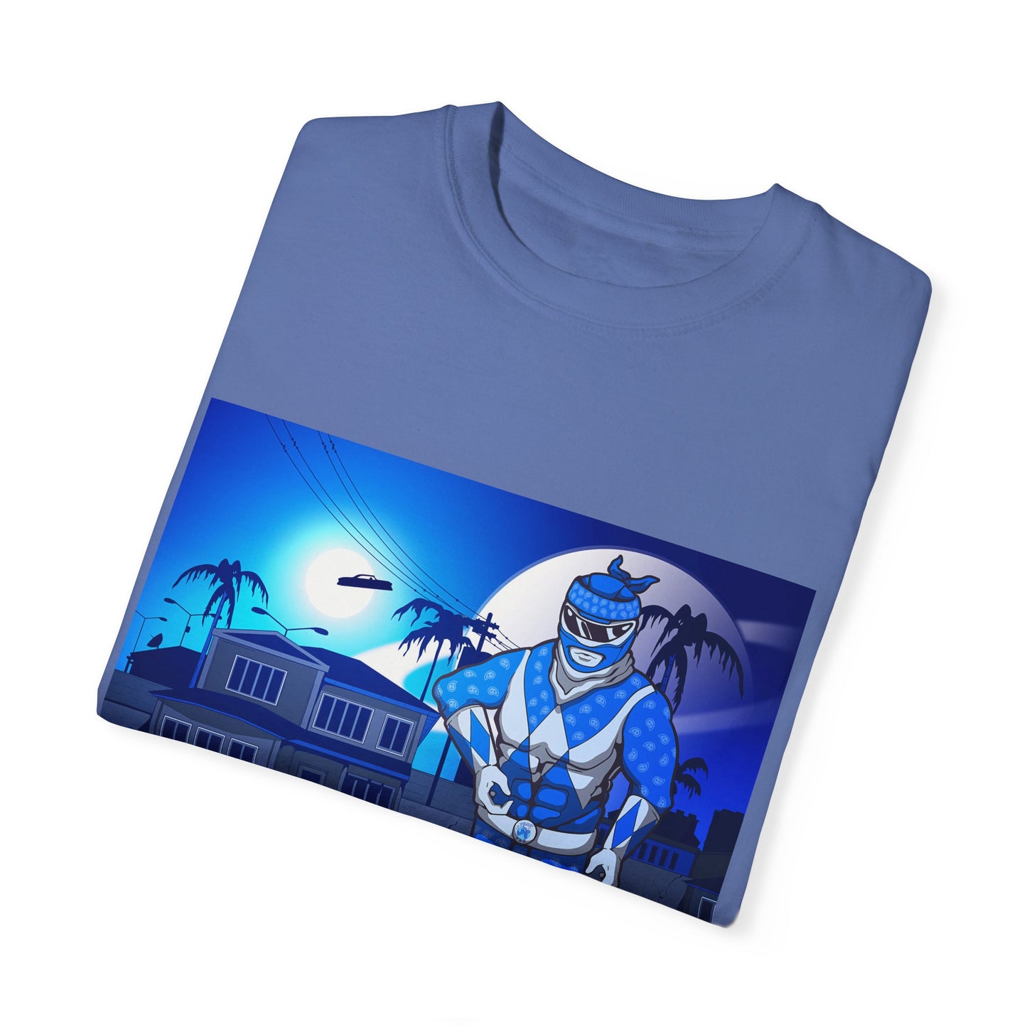 Blue  Ranger Long Beach Vibes Unisex T-Shirt - Perfect for Summer Adventures