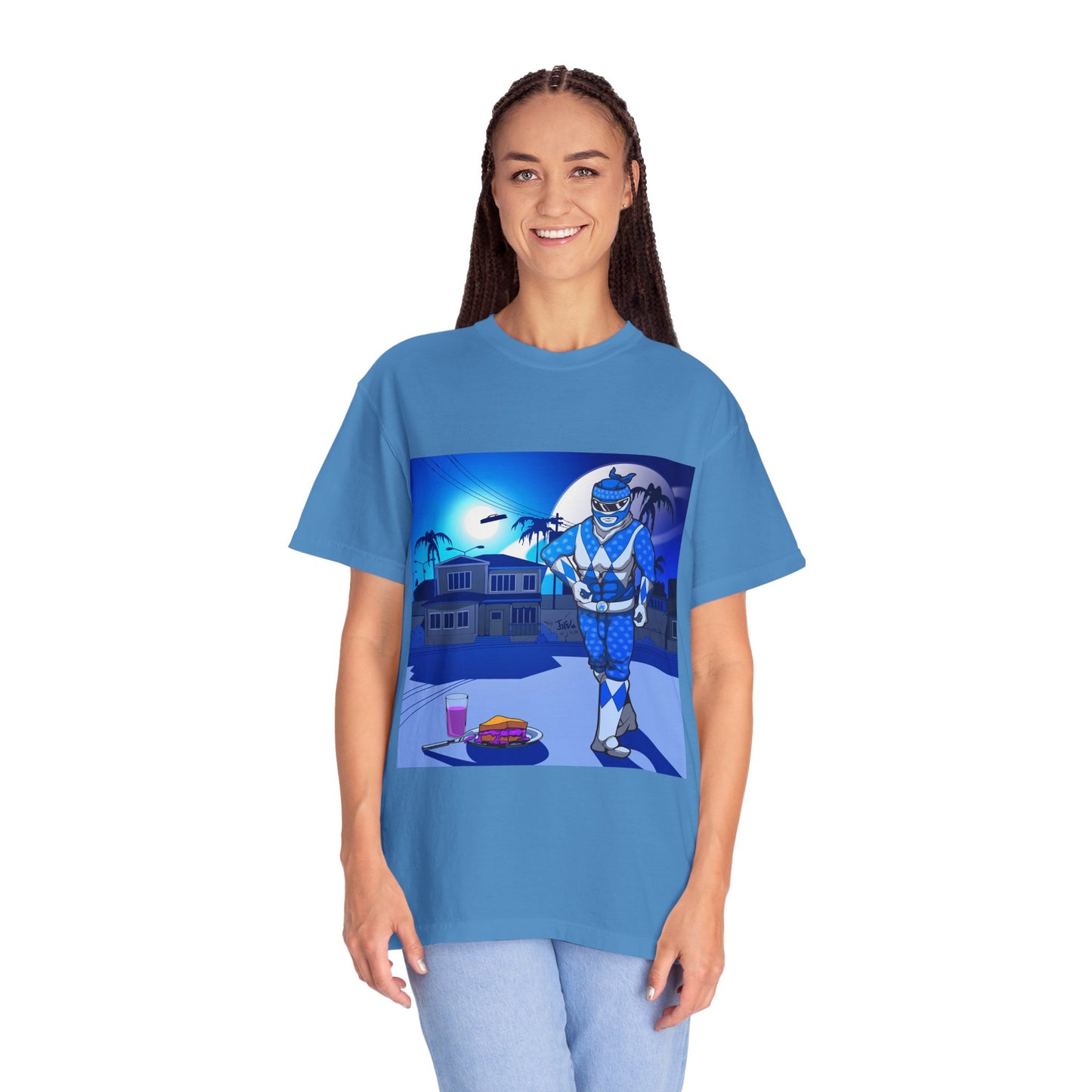 Blue  Ranger Long Beach Vibes Unisex T-Shirt - Perfect for Summer Adventures