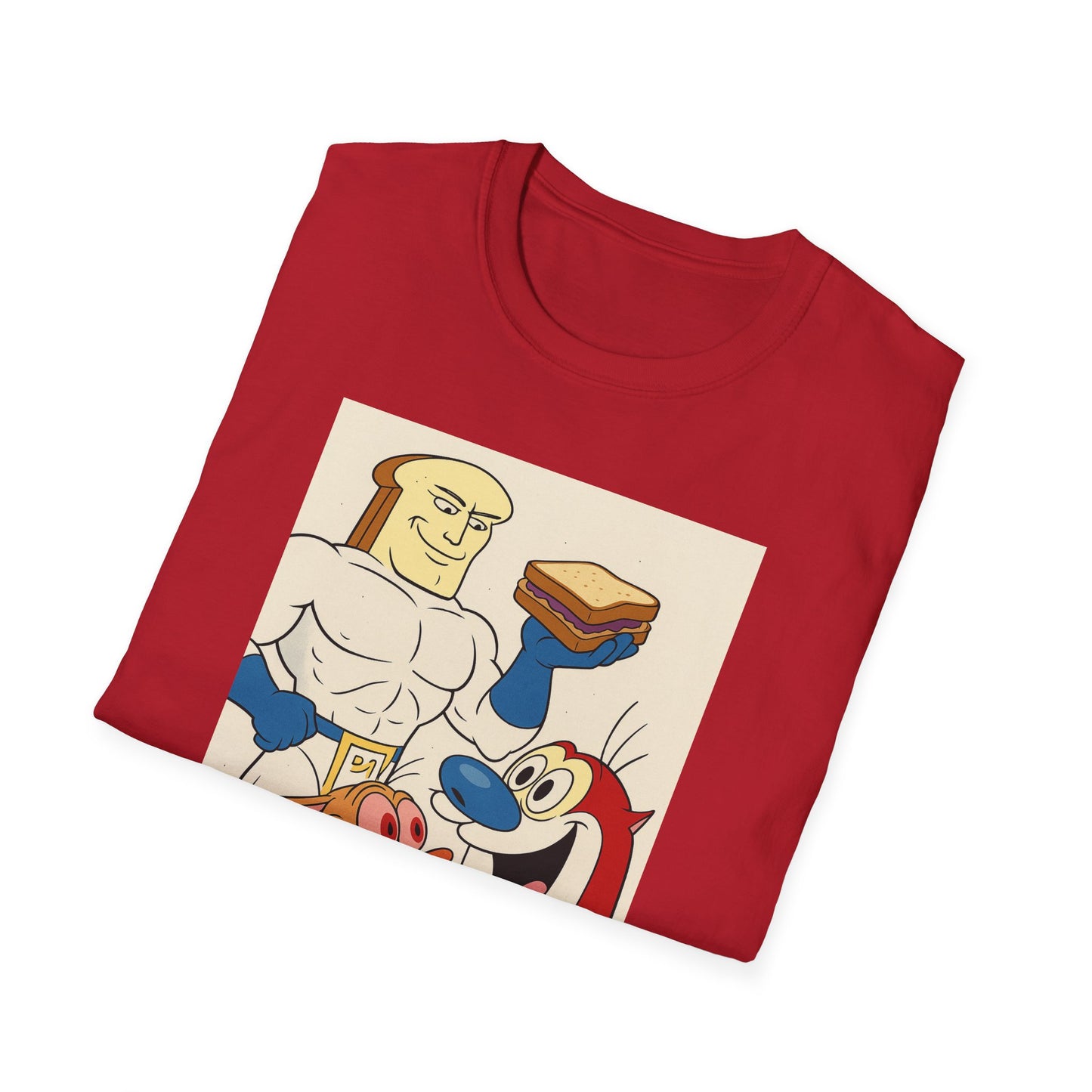 Retro Cartoon Tee - Fun for Kids & Adults, Perfect for Gifts, Planet PB&J Design, Vintage Style, Unisex T-Shirt, Casual Wear