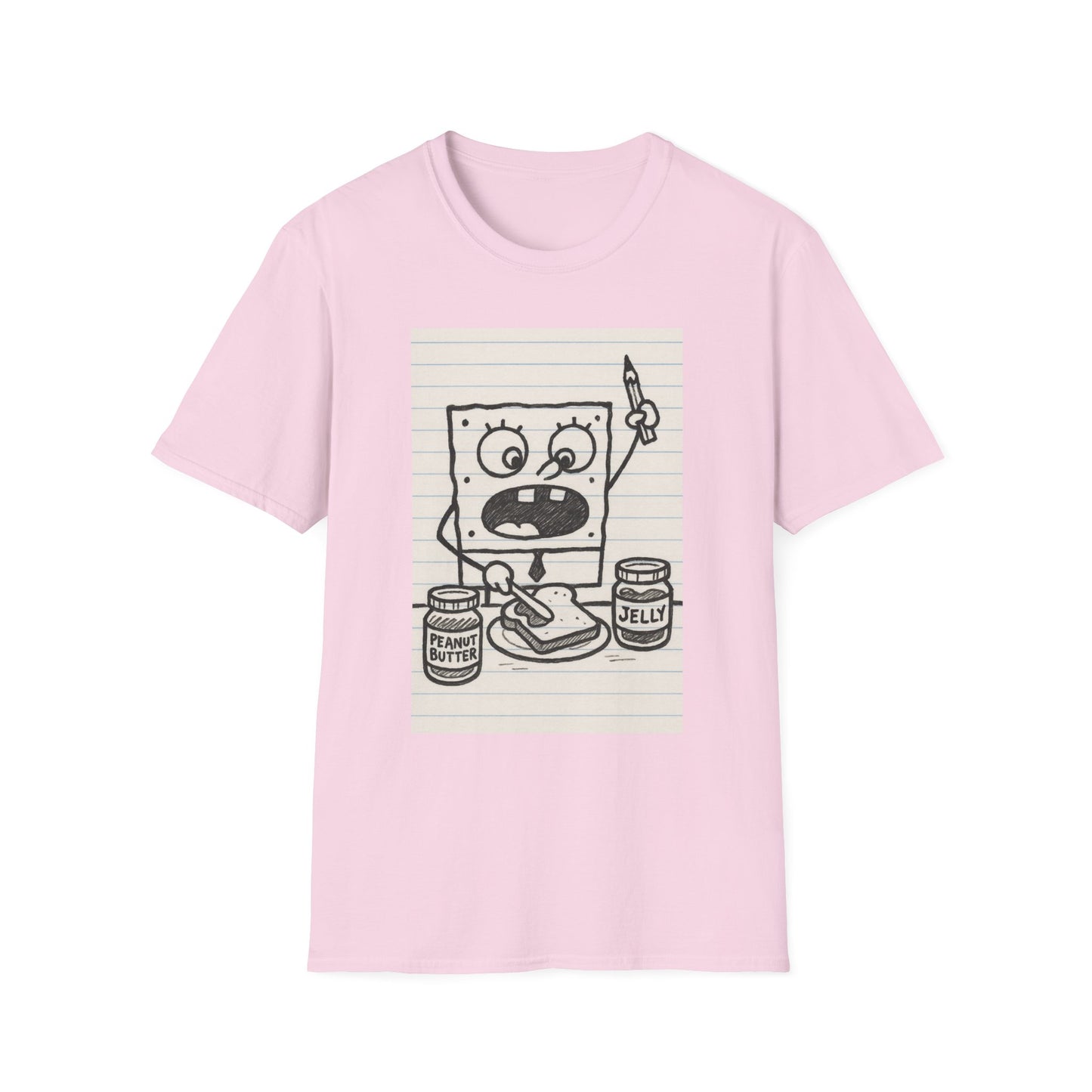 Doodle Bob Planet PB&J T-Shirt, , Cartoon Apparel, Summer Casual Wear, Youthful & Playful Fashion