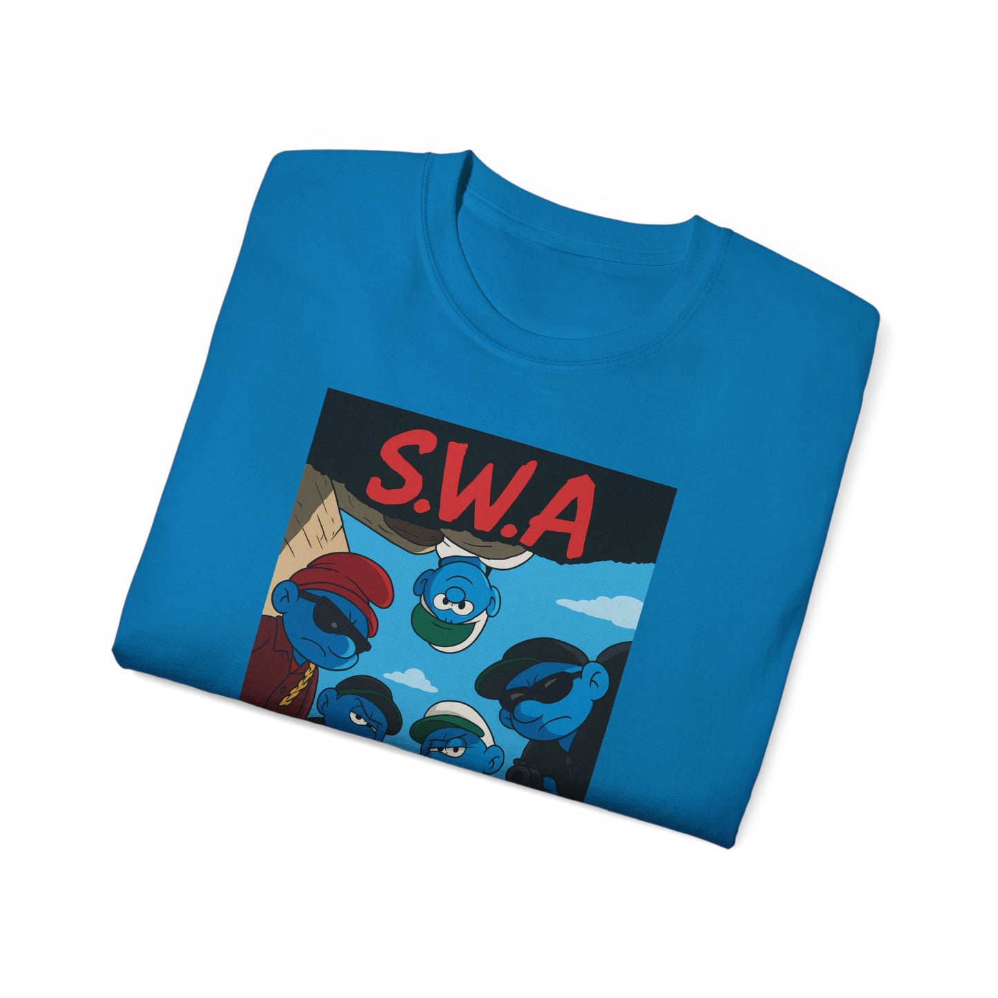 Smurfs With Attitude Unisex Graphic Tee