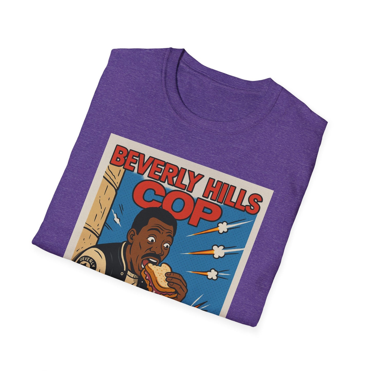 Retro Graphic T-Shirt - Beverly Hills Cop Design, Cool Gift, Vintage Style Tee, Movie Merchandise, Fun Casual Wear