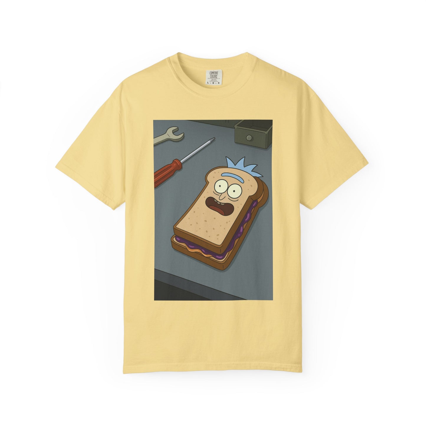 PB&J Rick and Morty Funny Unisex Graphic T-Shirt, Quirky Food Humor Tee, Perfect for Gift, Casual Wear, Planet PBJ Shirt