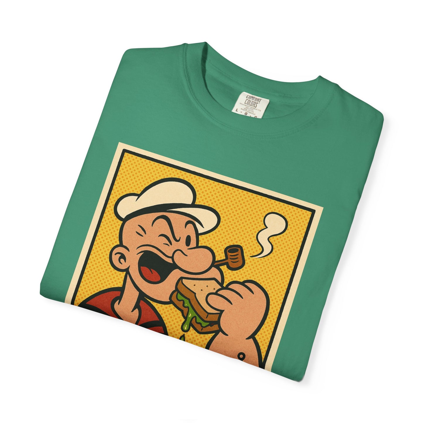 Popeye & PBJ Planet T-shirt, Vintage Cartoon Tee, Casual Unisex Shirt, Gift for Food Lovers, Nostalgic Apparel