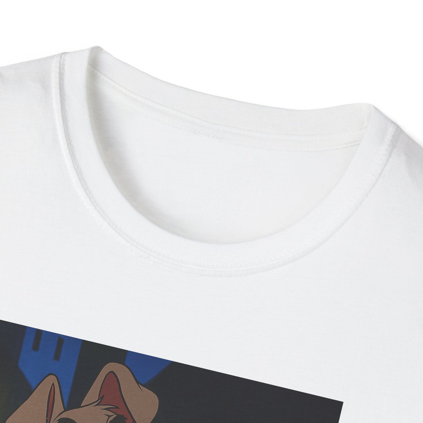 Unisex Lady & The Tramp Softstyle T-Shirt Featuring Cute Animal Designs, Retro Graphics, Gift for Pet Lovers, Perfect for Casual Wear, Fun and Playful Tee