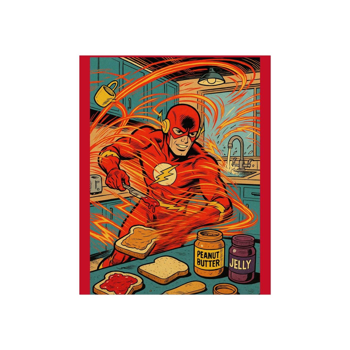 The Flash Peanut Butter and Jelly Poster