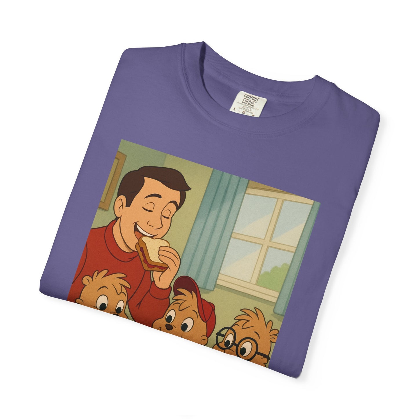 Playful Chipmunks Graphic Tee for Families, Cute Cartoon T-shirt, Kids Gift, Fun Retro Design, Unisex Casual Wear, Everyday Essentials