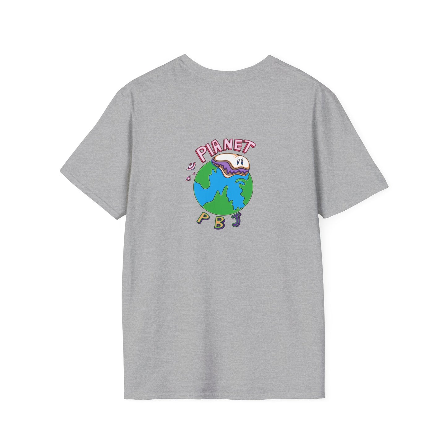 Doodle Bob Planet PB&J T-Shirt, , Cartoon Apparel, Summer Casual Wear, Youthful & Playful Fashion
