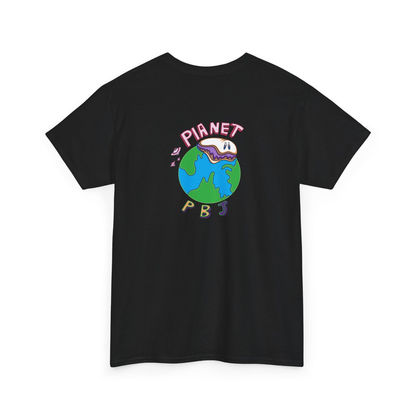 Lunch Hour Planet PBJ Unisex Heavy Cotton Tee, Funny Tee, Foodie Shirt, Graphic Tee, Casual Wear, Gift for Food Lovers