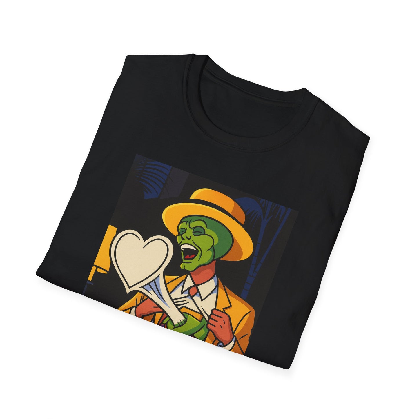 Quirky The Mask Unisex T-Shirt with Fun Graphics | Retro Vibes, Planet PB&J Design, Gift for Food Lovers, Unique Casual Wear, Graphic Tee