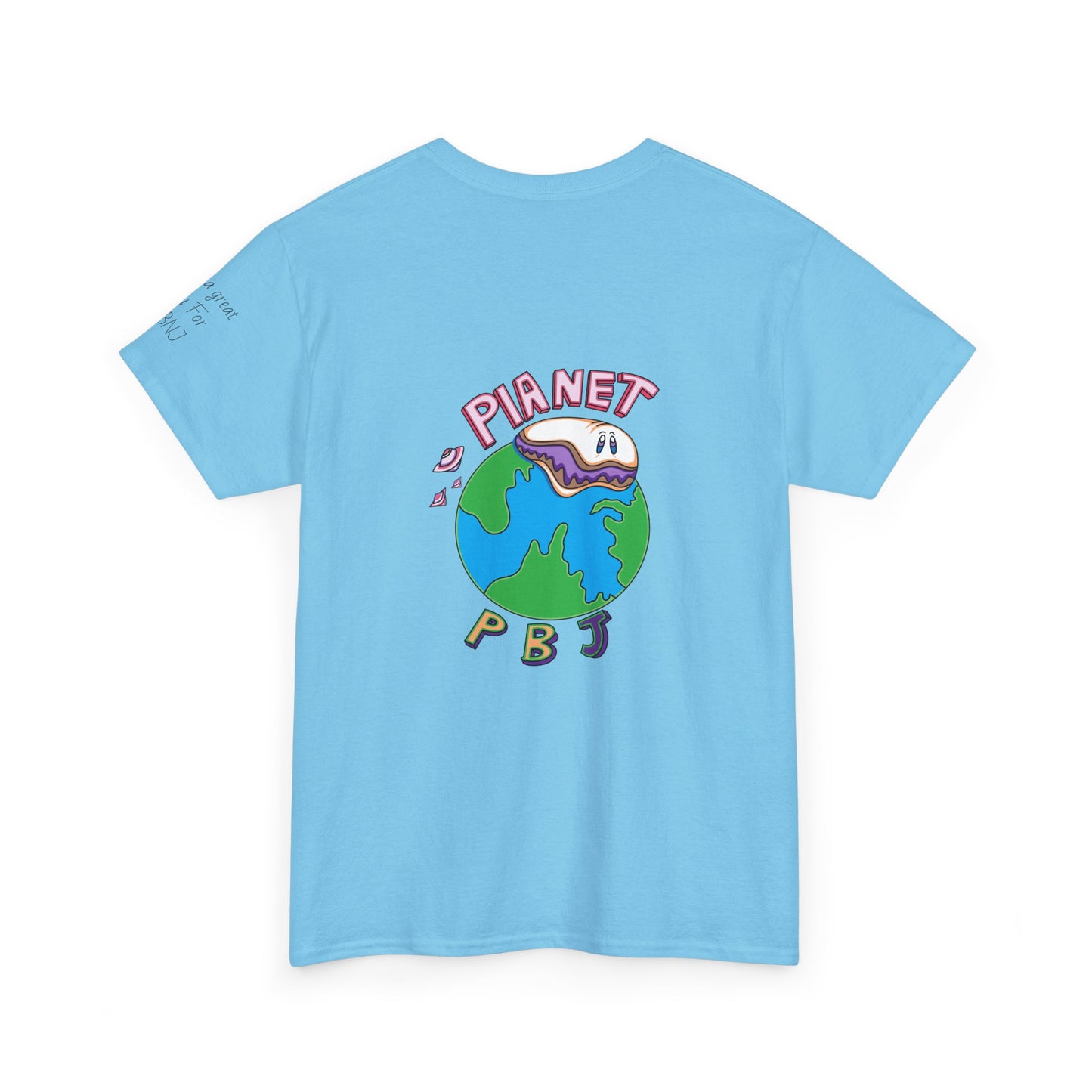 Funny Homer Simpson  Heavy Cotton Tee - 'Planet PBJ' with Cartoon Design