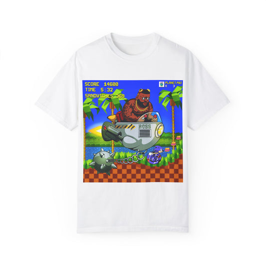 Retro Rick Ross Sonic Gamer Unisex T-Shirt - Planet PJ Design