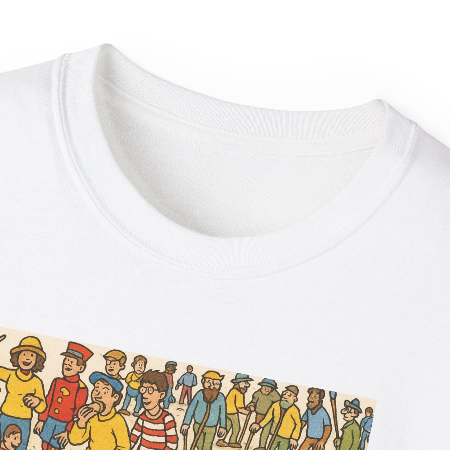Waldo-Inspired Unisex T-Shirt, Fun Graphic Tee, Perfect for Gift Giving, Casual Wear, Ideal for Kids and Adults, Fun Party T-Shirt