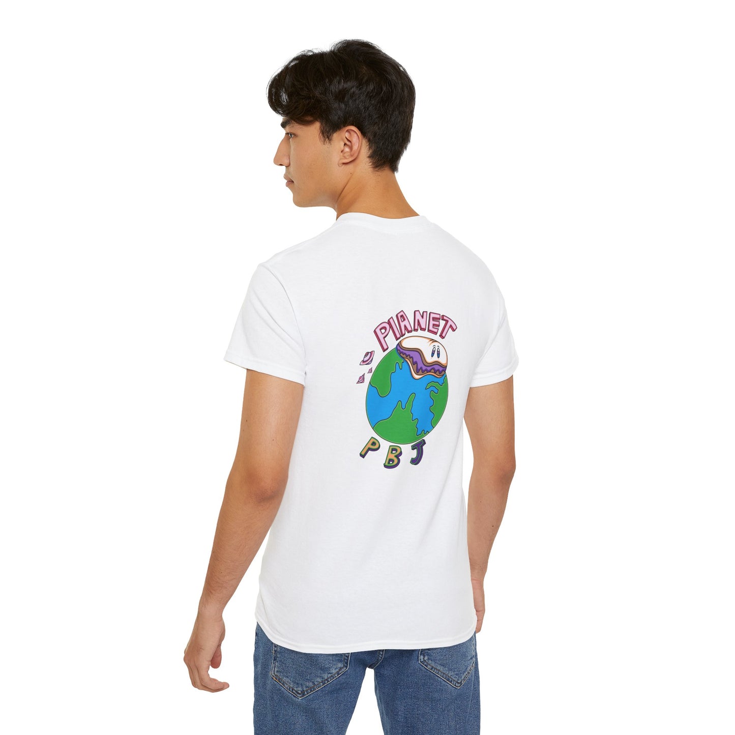 Classic Planet PB&J Unisex Ultra Cotton Tee - Eco-Friendly Graphic T-Shirt
