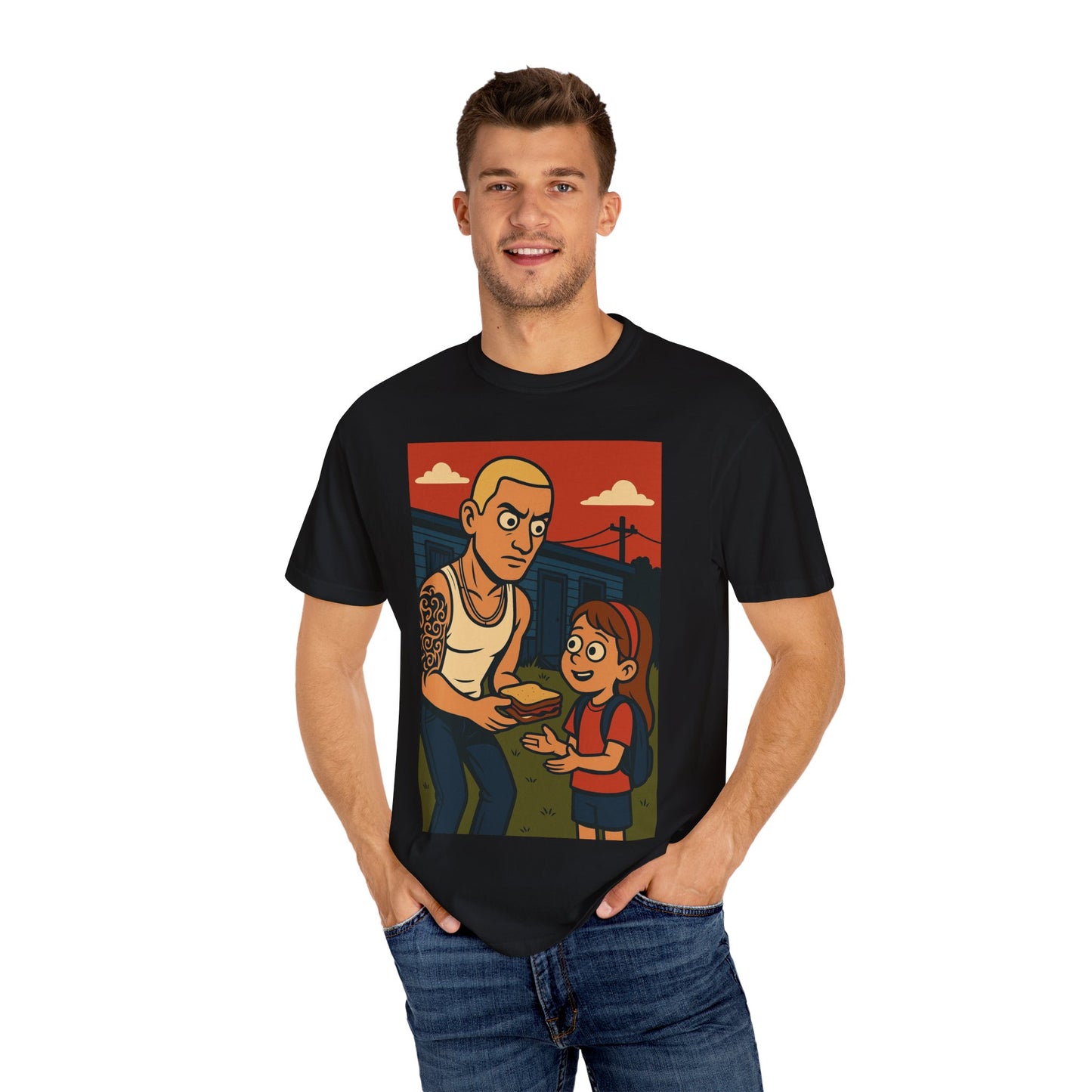 Cool 8-Mile Cartoon Graphic T-Shirt for Casual Vibes, Unisex Gift for Kids & Teens, Perfect for Fun Days, Parties & Celebrations, [...]