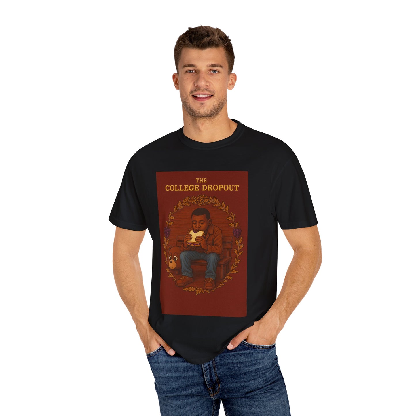 College Dropout PB&J  Artistic T-Shirt, College Dropout Inspired, Planet PB&J Design, Casual Wear, Gift for Music Lovers, Unique Graphic Tee
