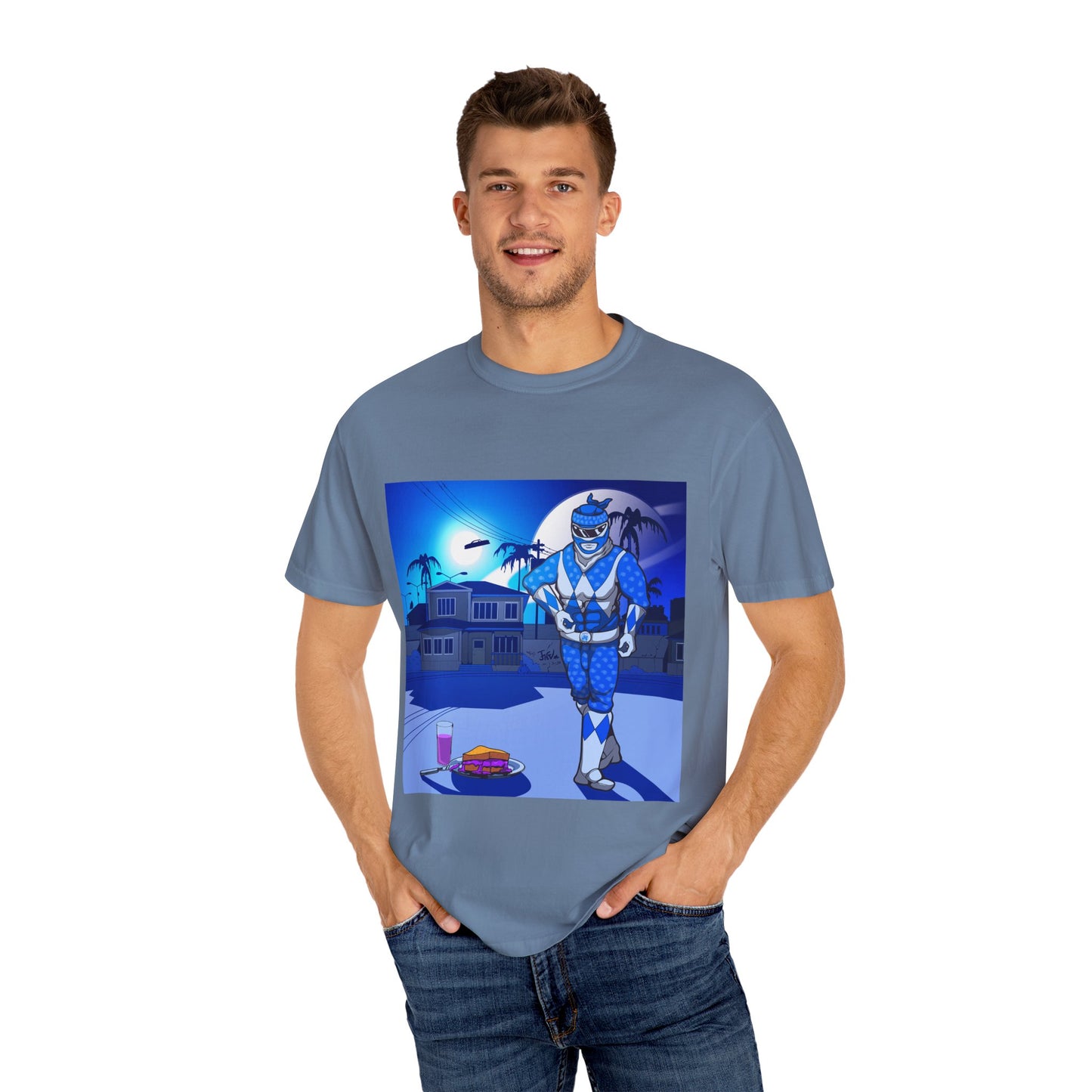 Blue  Ranger Long Beach Vibes Unisex T-Shirt - Perfect for Summer Adventures