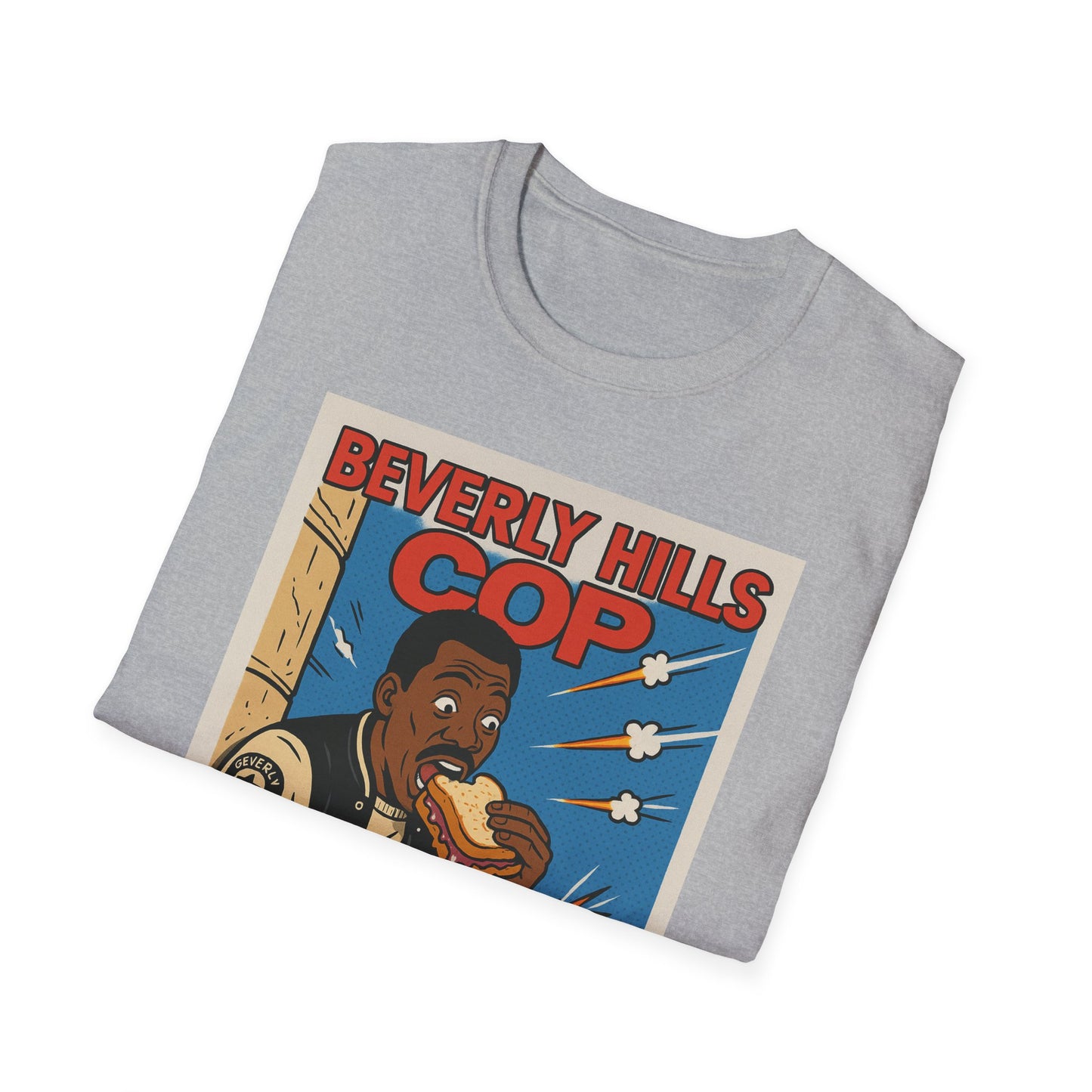 Retro Graphic T-Shirt - Beverly Hills Cop Design, Cool Gift, Vintage Style Tee, Movie Merchandise, Fun Casual Wear