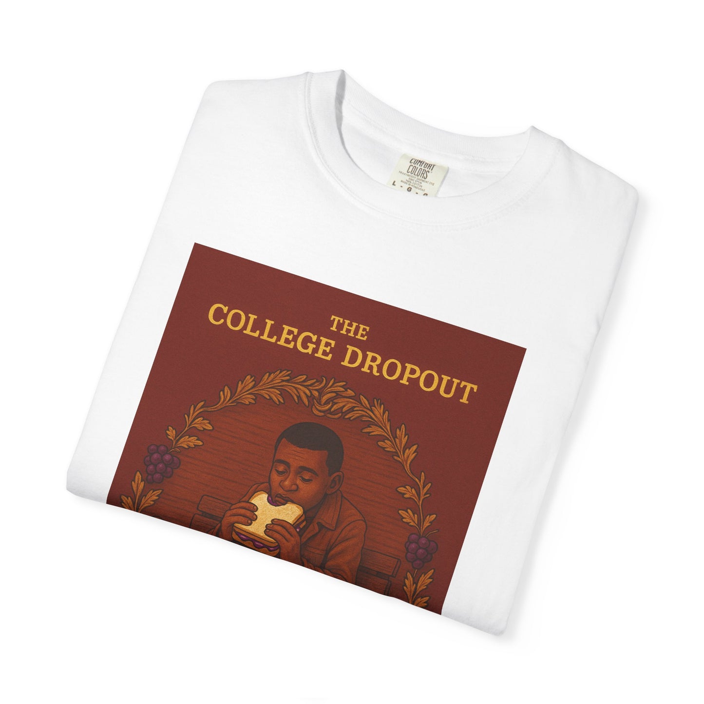 College Dropout PB&J  Artistic T-Shirt, College Dropout Inspired, Planet PB&J Design, Casual Wear, Gift for Music Lovers, Unique Graphic Tee