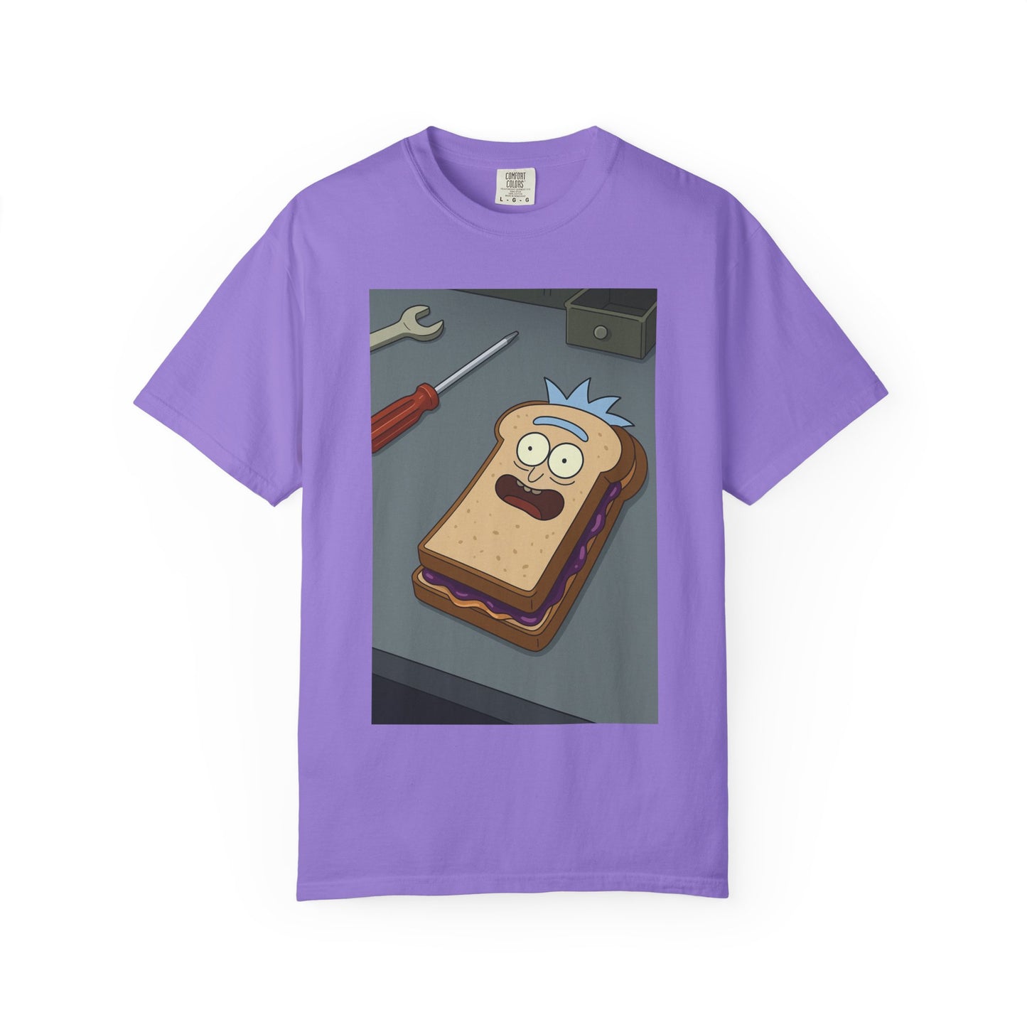 PB&J Rick and Morty Funny Unisex Graphic T-Shirt, Quirky Food Humor Tee, Perfect for Gift, Casual Wear, Planet PBJ Shirt