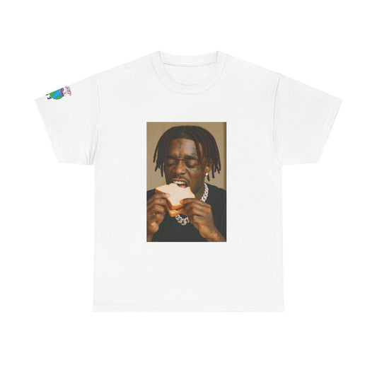 Uzi Funny Planet PB&J Unisex Heavy Cotton Tee, Graphic T-Shirt, Casual Wear, Foodie Fashion, Gift for Food Lovers