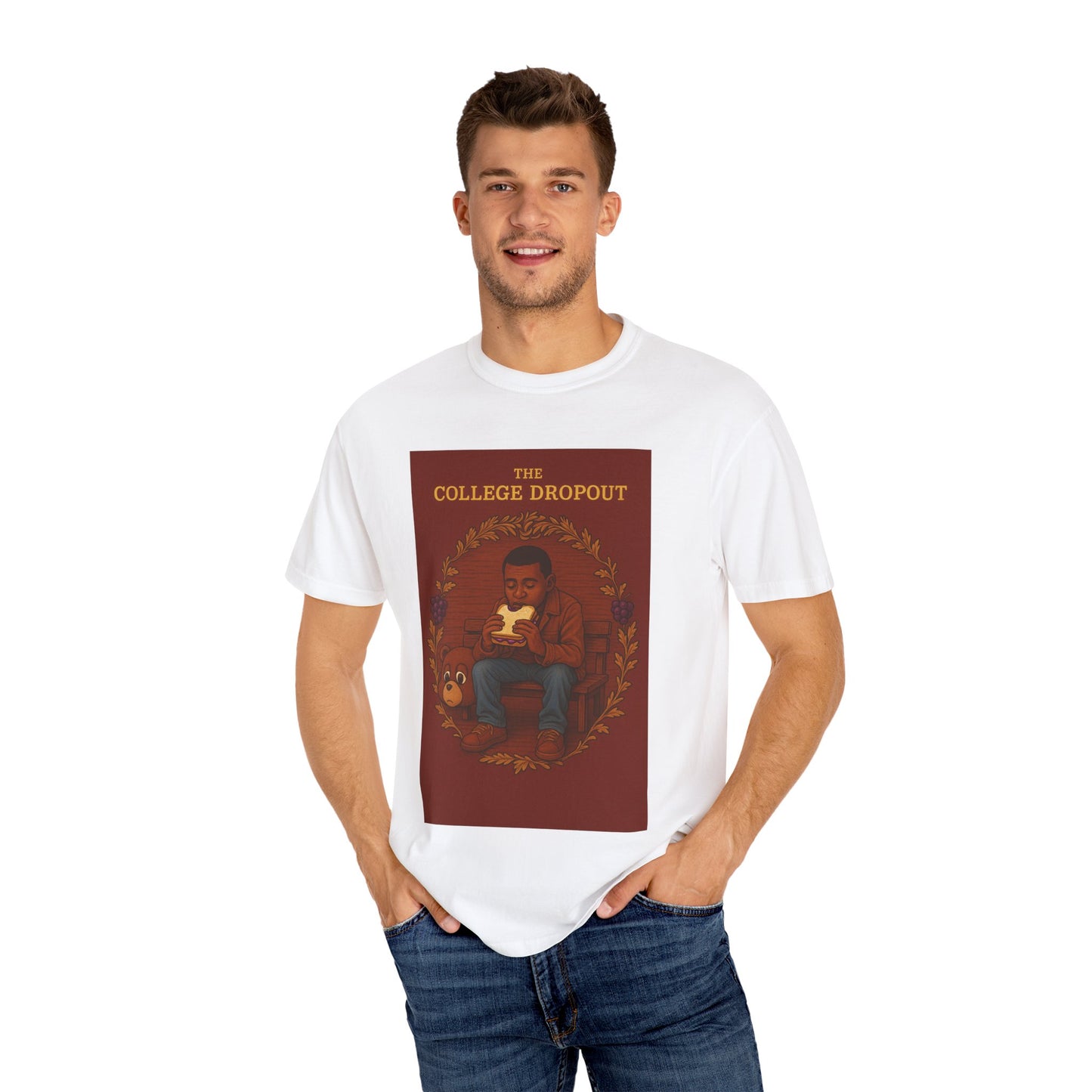 College Dropout PB&J  Artistic T-Shirt, College Dropout Inspired, Planet PB&J Design, Casual Wear, Gift for Music Lovers, Unique Graphic Tee