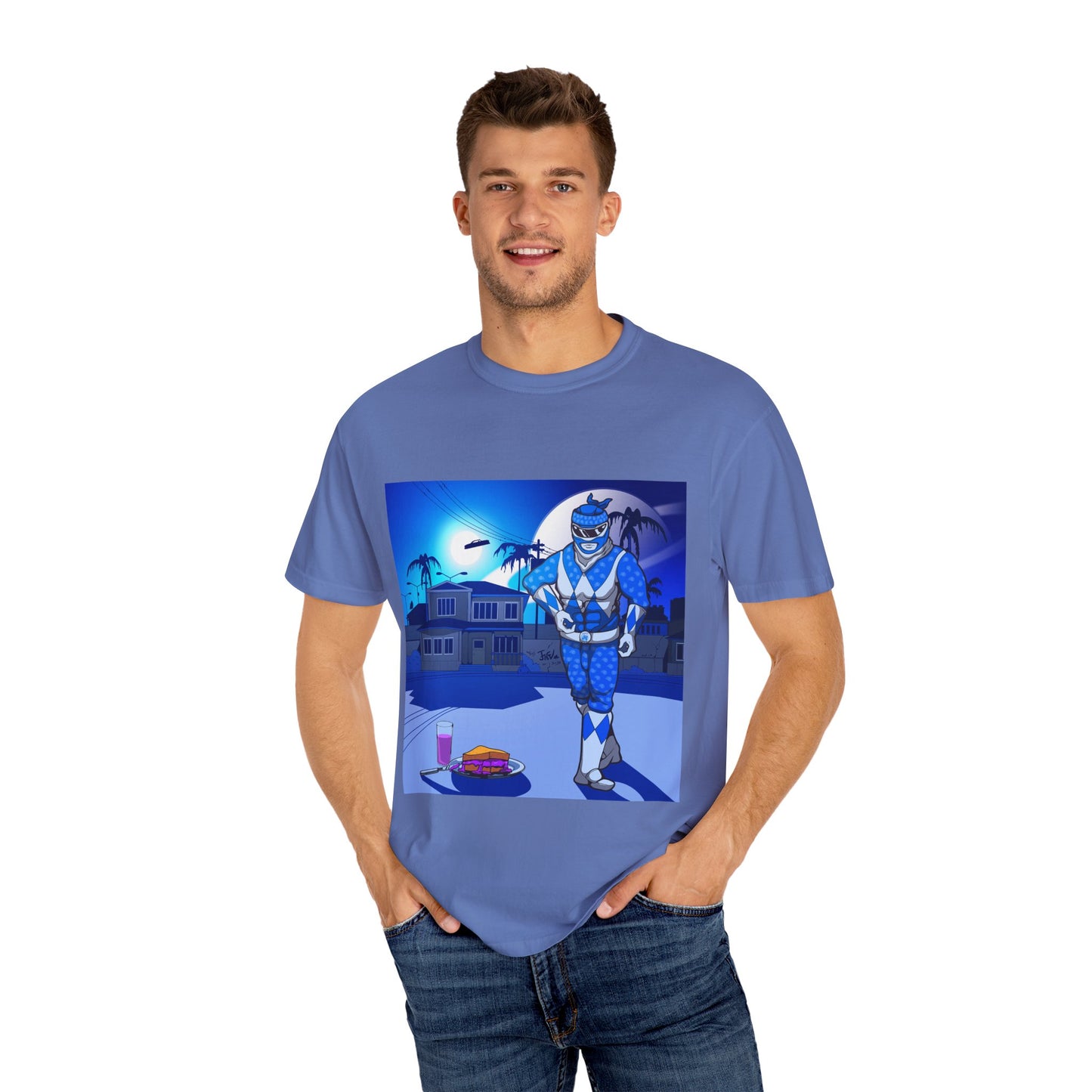 Blue  Ranger Long Beach Vibes Unisex T-Shirt - Perfect for Summer Adventures