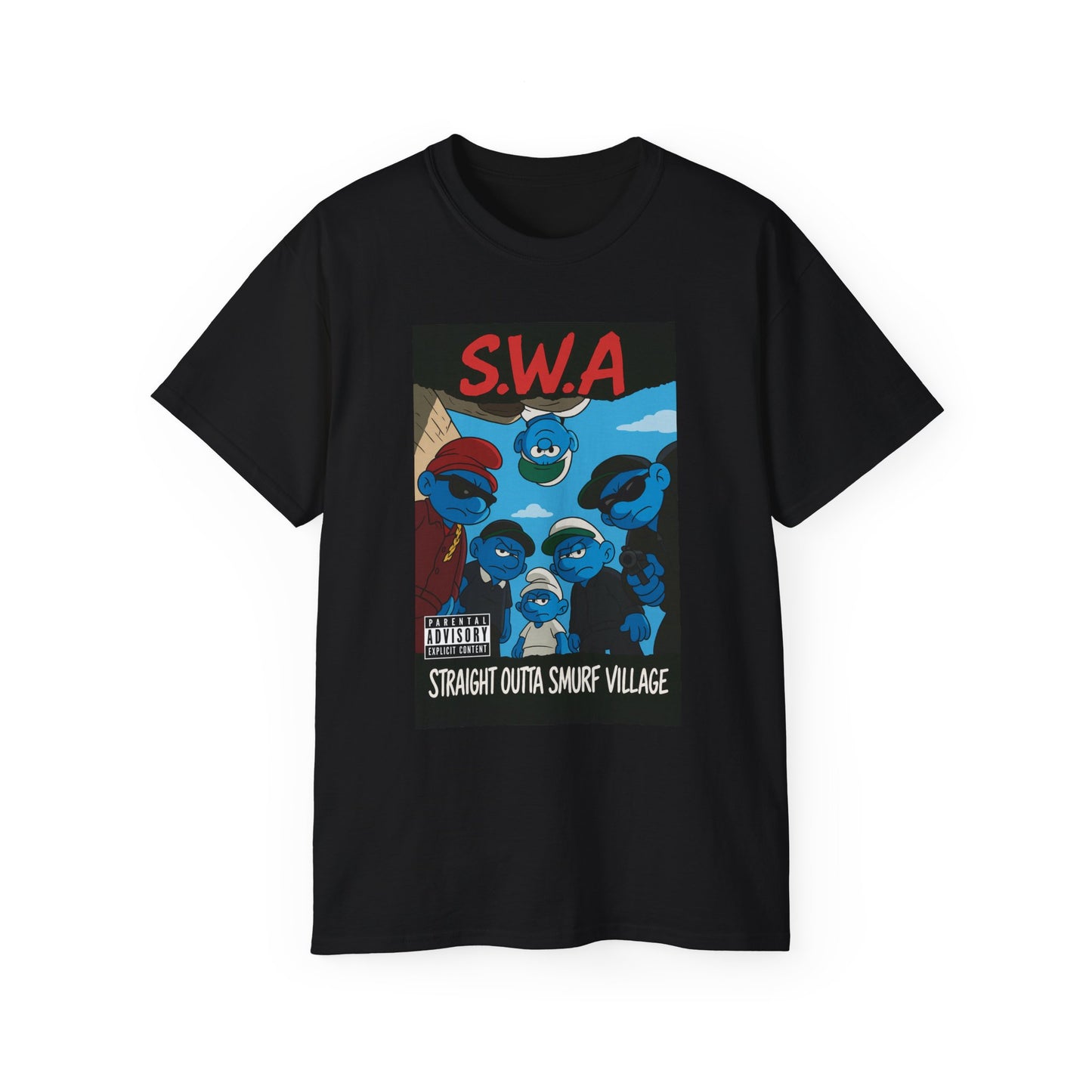 Smurfs With Attitude Unisex Graphic Tee