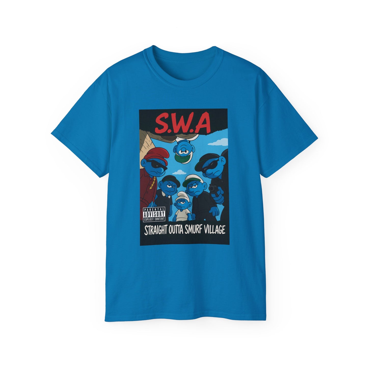 Smurfs With Attitude Unisex Graphic Tee
