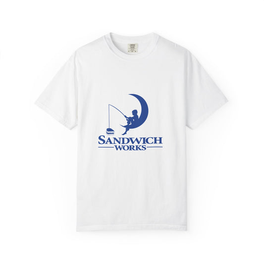 Sandwich Dream Works Fan Garment-Dyed Unisex T-Shirt: Chill Vibes, Eco-Friendly Fashion, Casual Wear, Gift for Nature Lovers, Perfect for Summer