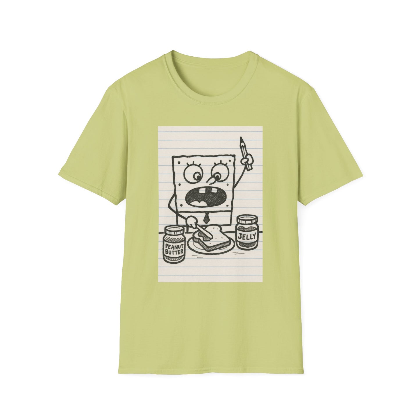 Doodle Bob Planet PB&J T-Shirt, , Cartoon Apparel, Summer Casual Wear, Youthful & Playful Fashion
