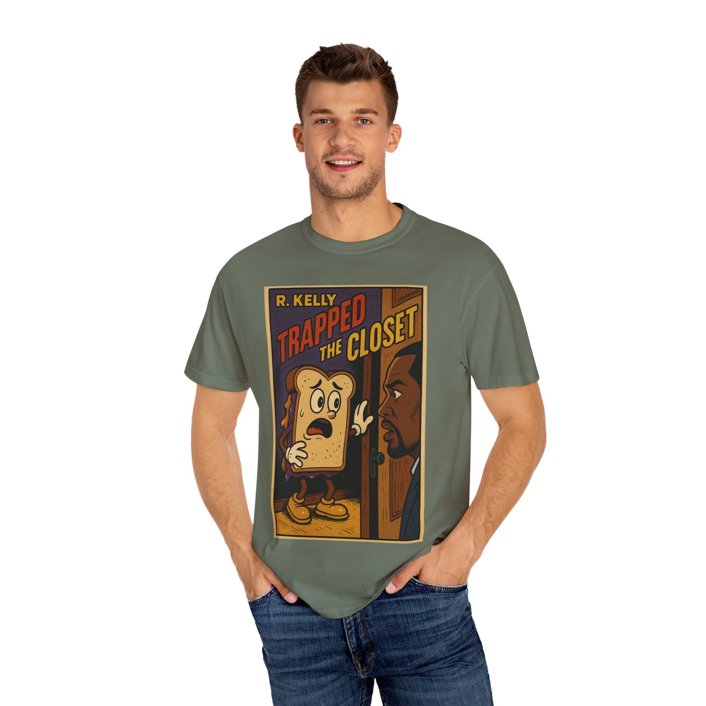 Trapped in The Closet  T-Shirt, Fun Unisex Tee for Music Lovers, Quirky Gift for Birthdays, Casual Wear, Retro Vibe