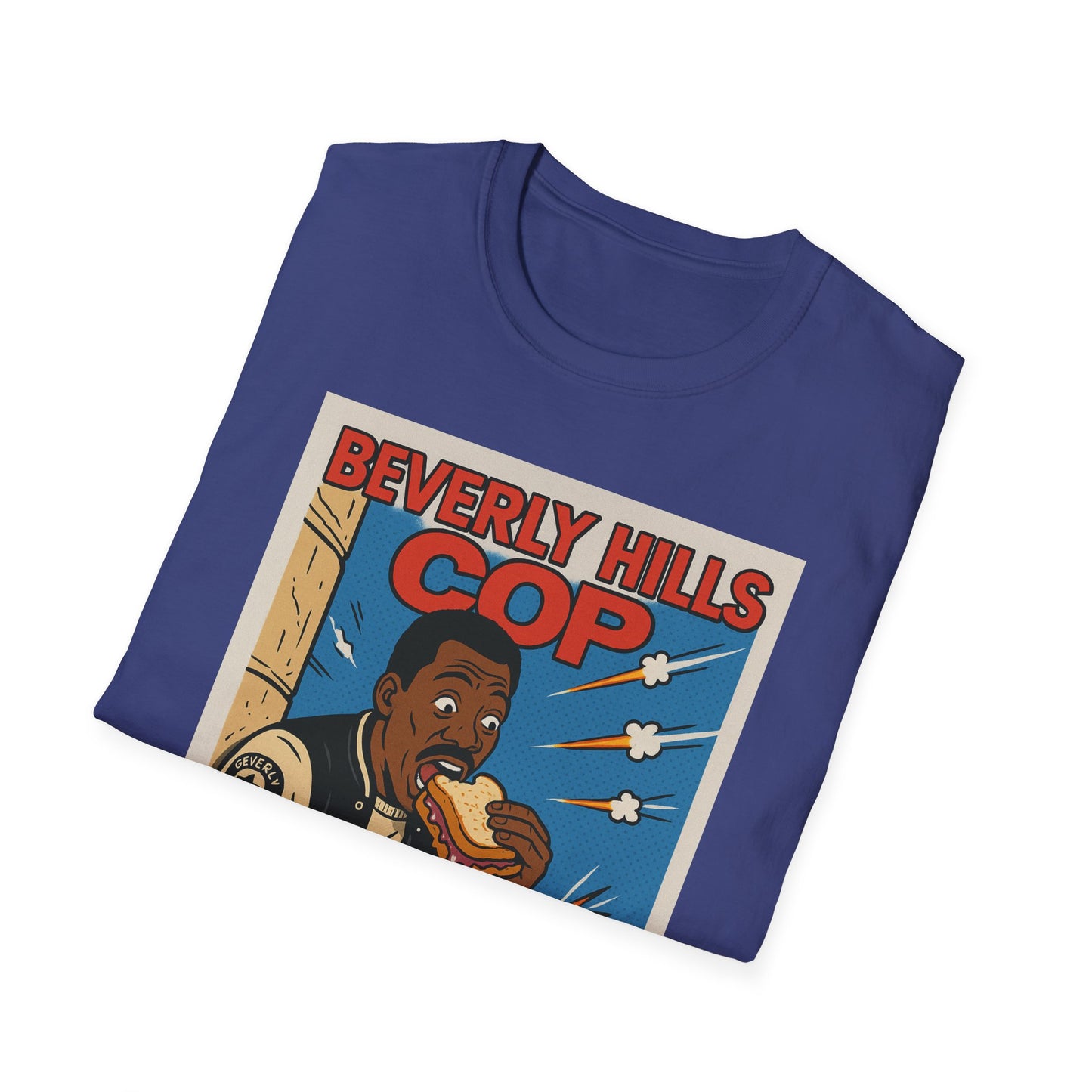 Retro Graphic T-Shirt - Beverly Hills Cop Design, Cool Gift, Vintage Style Tee, Movie Merchandise, Fun Casual Wear